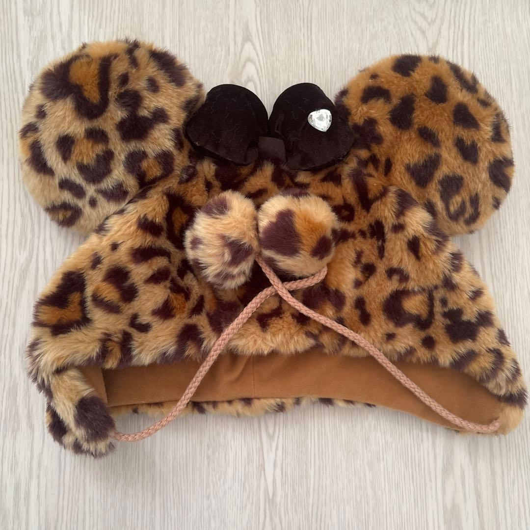 ヒョウ柄ファンキャップ