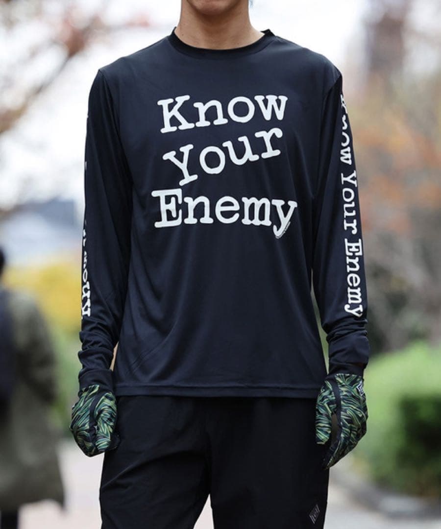 ELDORESO エルドレッソ Know Your Enemy 長袖Tシャツ M