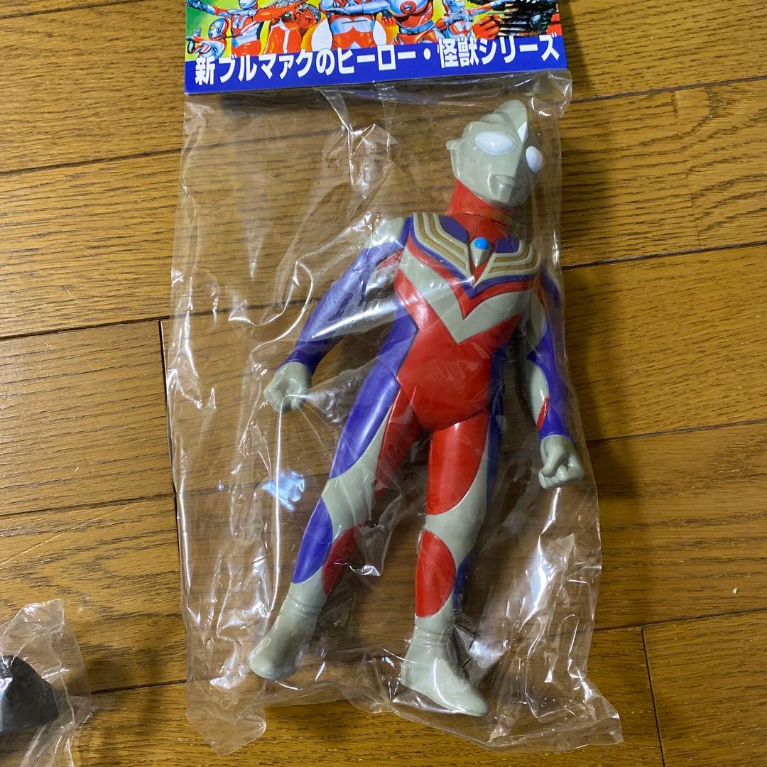 ウルトラマンティガ　ブルマァク復刻ソフビ3種（B-CLUB）