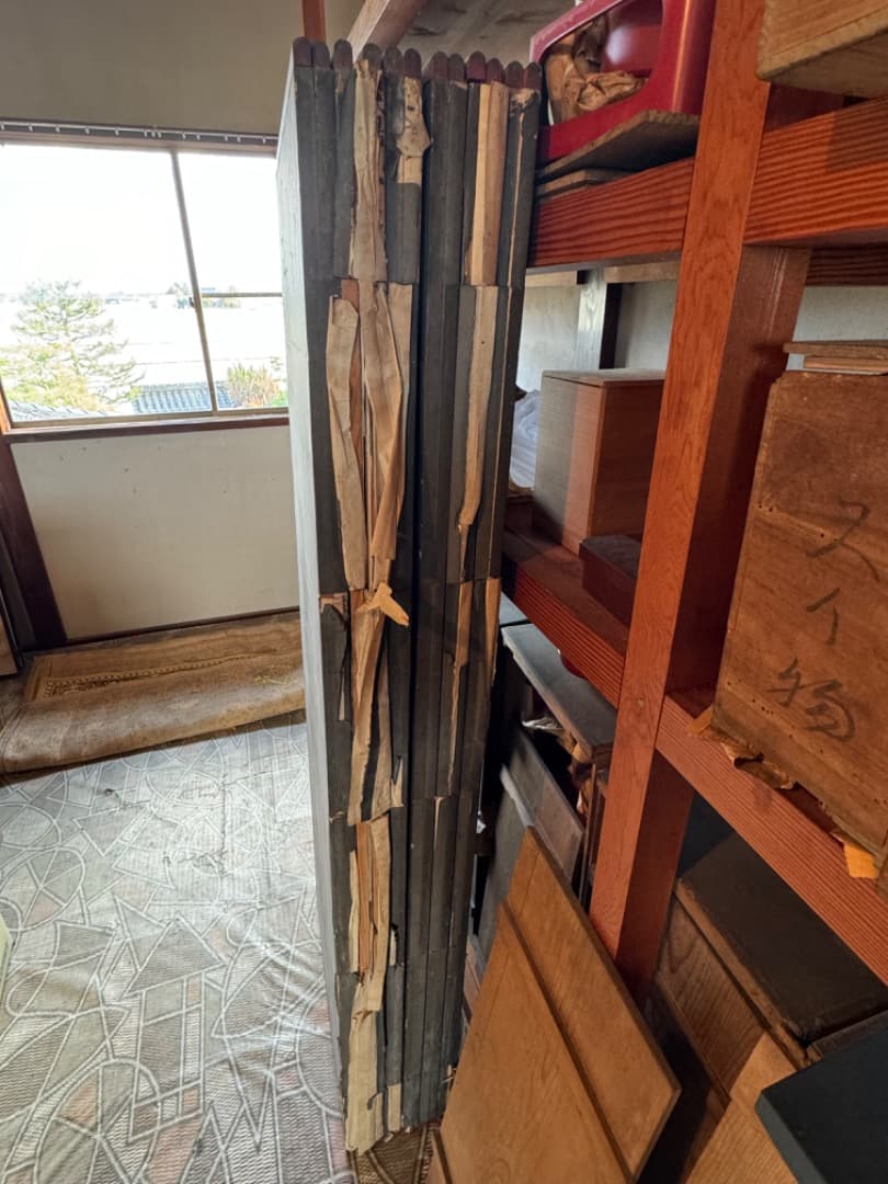 江戸後期 ~ 明治初期 六曲屏風 二点セット 鳥花図 美品 アンティーク