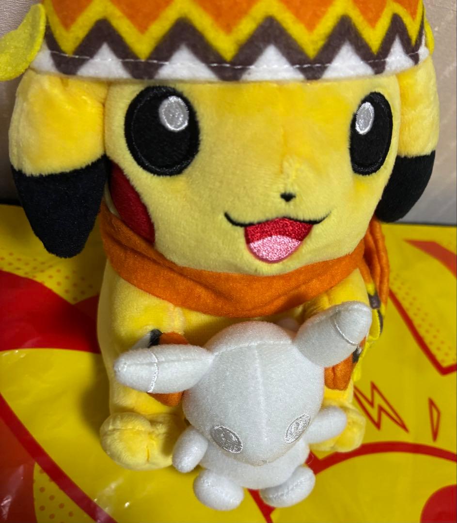【タグなし】 ポケモンセンター サッポロ 雪まつりのピカチュウ　ぬいぐるみ