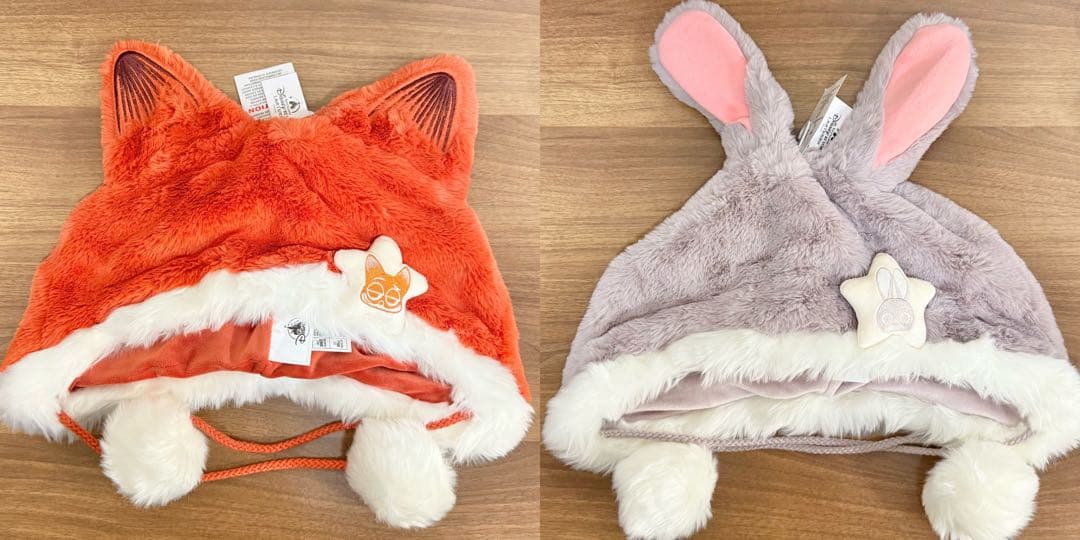 ズートピア 上海ディズニー限定 ファンキャップ ニック ジュディ 2個セット