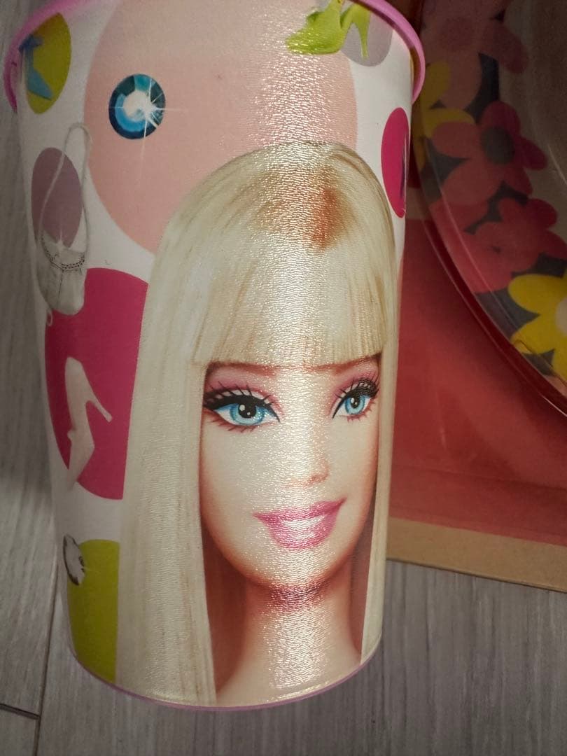 バービーBarbie食器セット　ヴィンテージ プレート　ピンクUSA