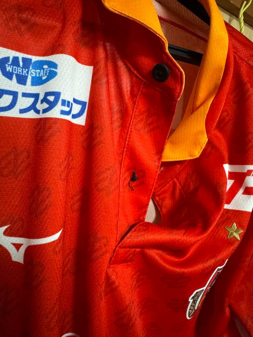 胸ボタン一個なし要写真確認ストイコビッチ来日ユニフォームLサイズ