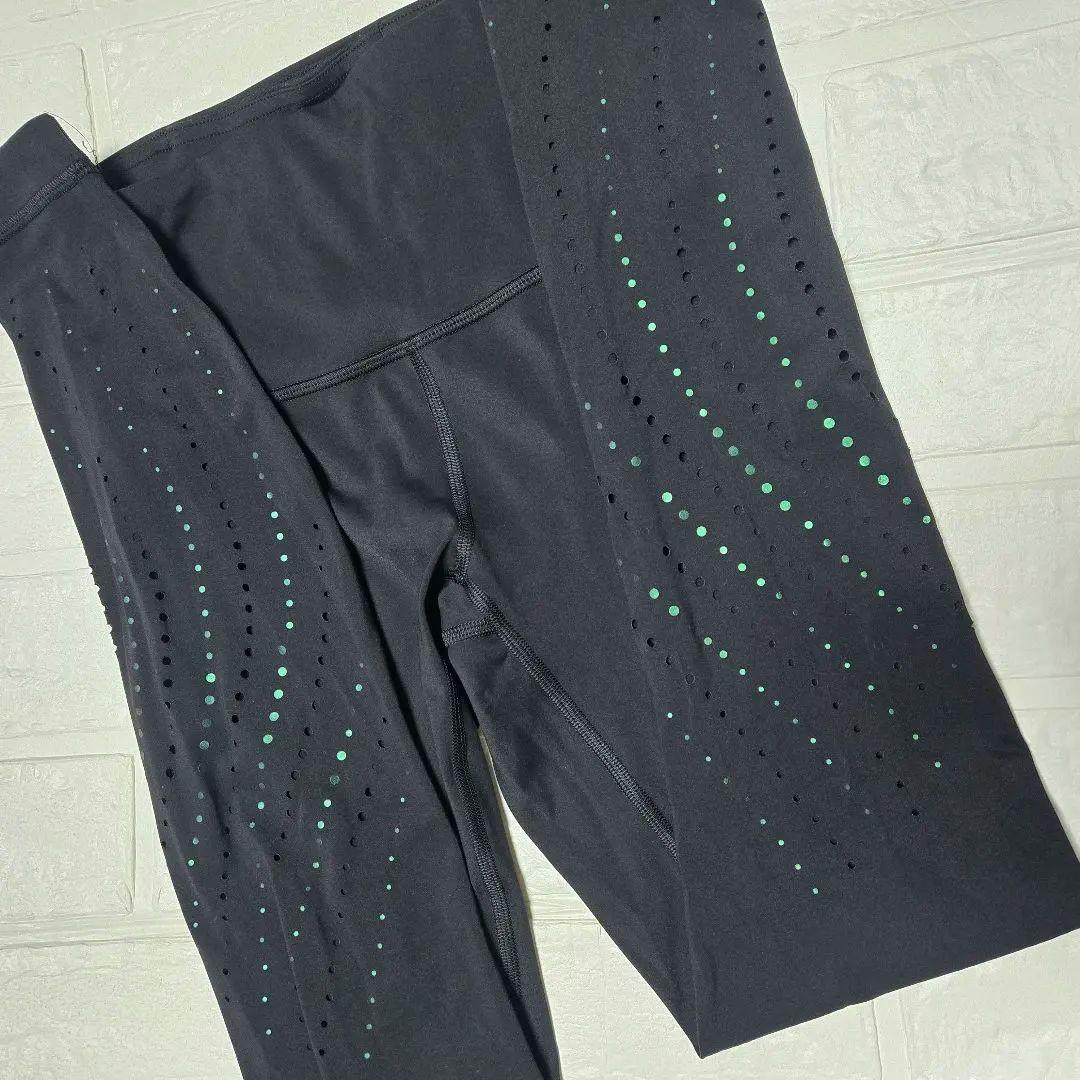 ルルレモン★ブラックドットパターン新品ブラトップ6&レギンス4