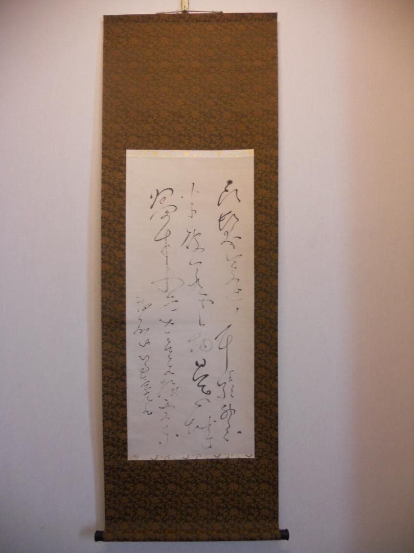 掛け軸 良寛 頭髪蓬々耳卓朔 紙本 名品 複製 希少 軸装 茶道具 掛軸 美品