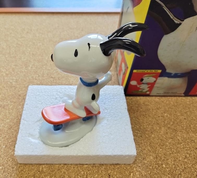 スヌーピー スケボー フイギュア ヴィンテージ 置物 FLAMBRO社製