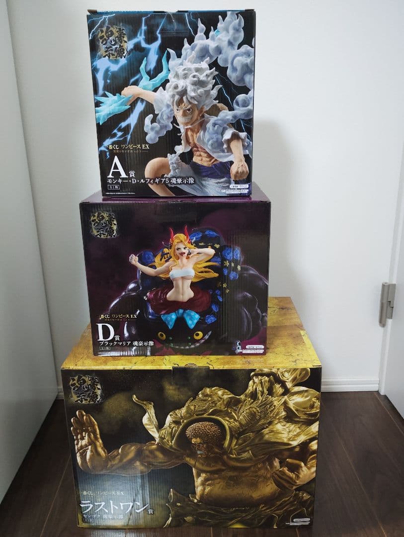 一番くじ　ワンピース　EX 悪魔を宿す者達　A、D、F、ラストワン賞　おまけ付き