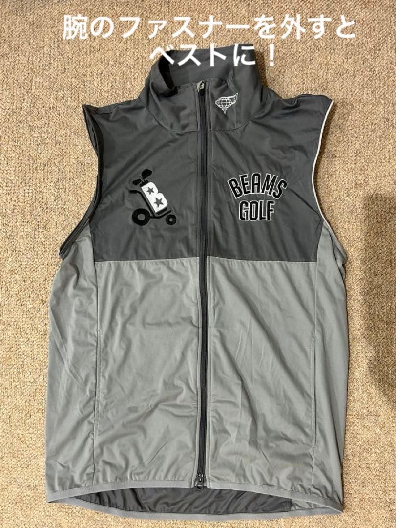 【BEAMS GOLF】新品 2WAY ウィンドブレーカー・レディース