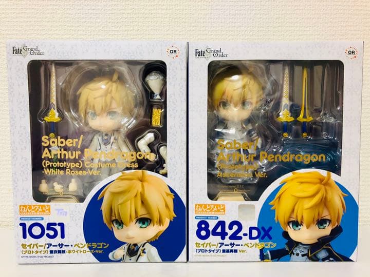 アーサー・ペンドラゴン FGO ねんどろいど 霊基再臨 ホワイトローズ セット