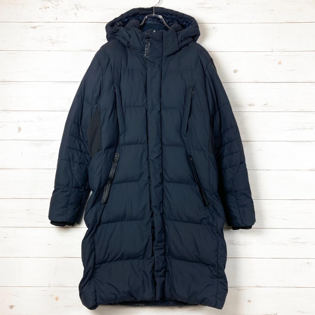 美品　アディダス　ベンチコート　ロング丈スリーストライプス　黒　100　280