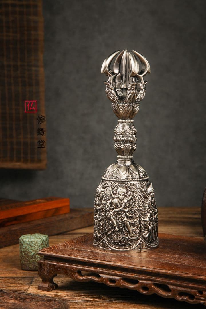 【修縁堂】金剛鈴 密教法具 バジュラ希少vajra 密教法具古美術品