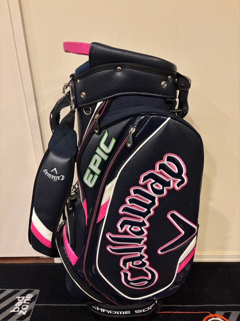 Callaway Epic キャディバッグ　ネイビー/ピンク