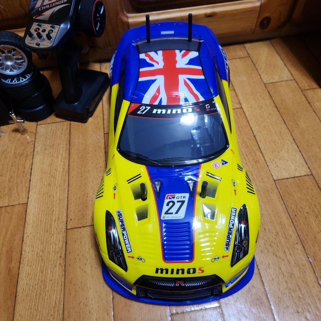 ■専用■　　タミヤ ドリフト ラジコン フルセット　TT01　黄色　35 ボディ