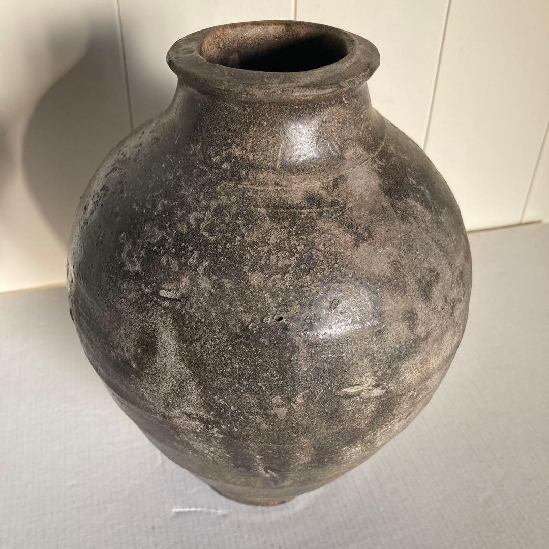 【壺】備前？信楽？魯山人？　花生　花瓶