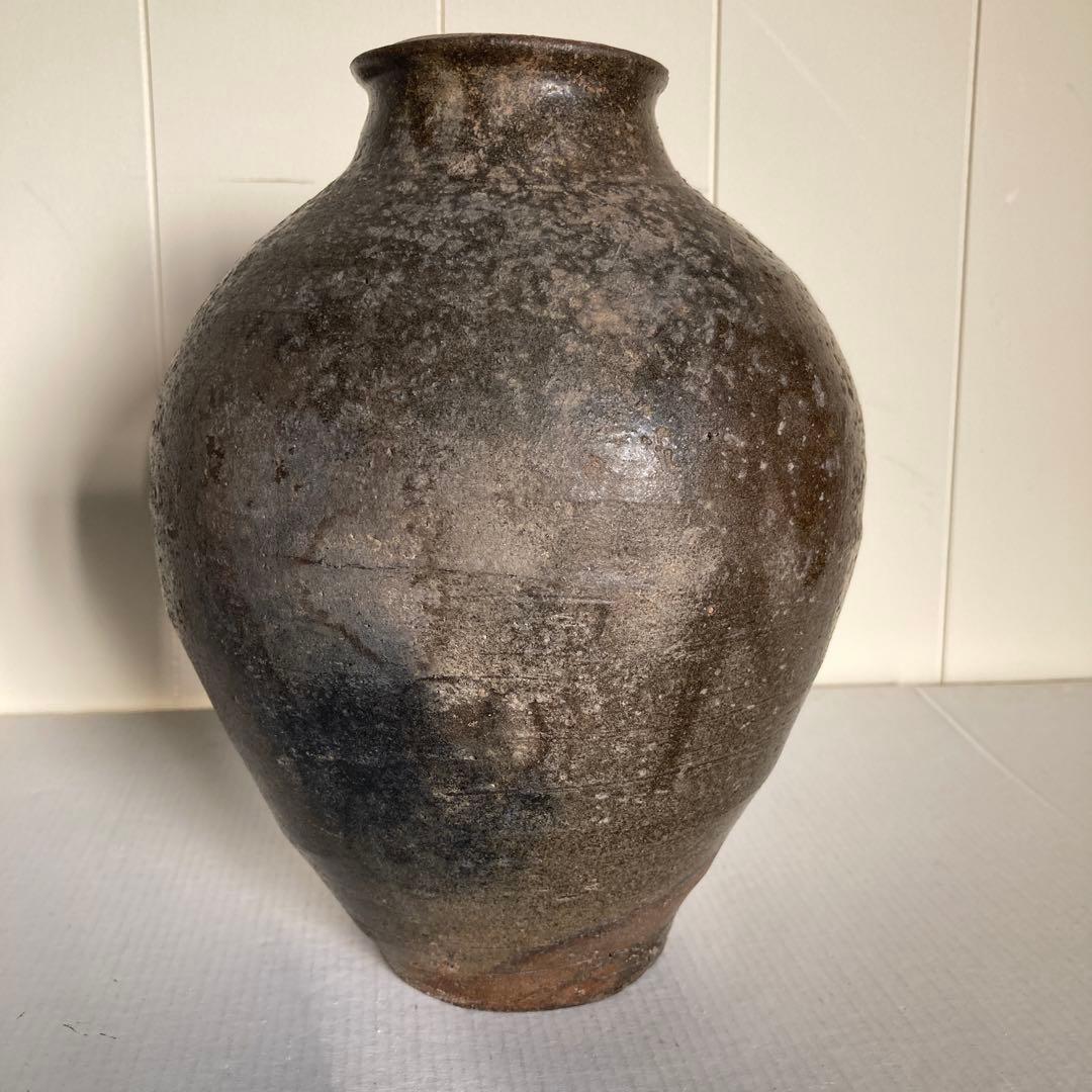 【壺】備前？信楽？魯山人？　花生　花瓶