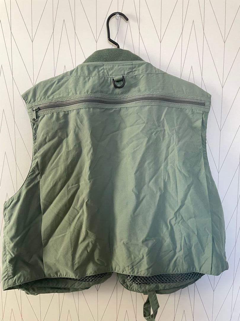 【激レア】美品　LL Bean フィッシングベスト カーキー　L