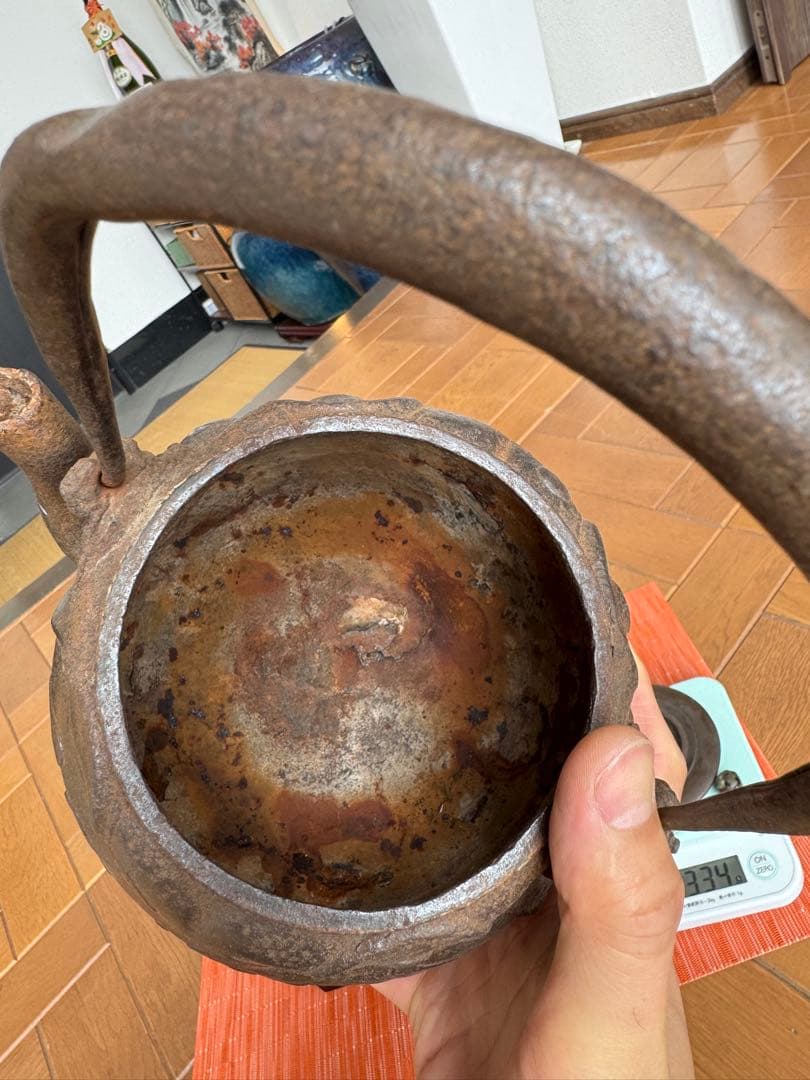 鉄瓶 高さ26cm 水漏れなし