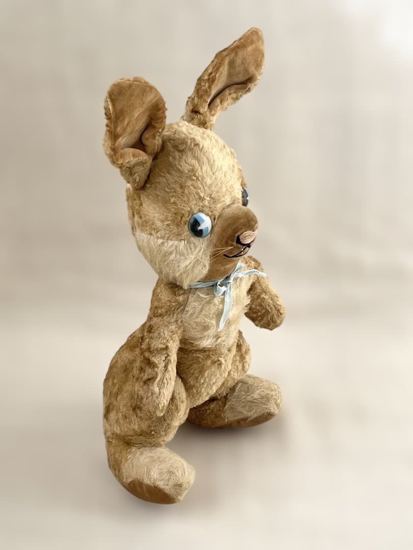 アンティークヴィンテージ英国製うさぎバニーぬいぐるみテディベア ドール