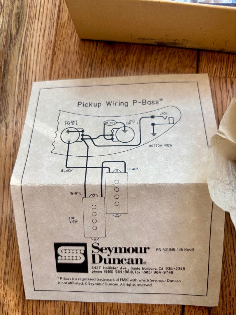 ベース Seymour Duncan Antiquity II Pride P-Bass