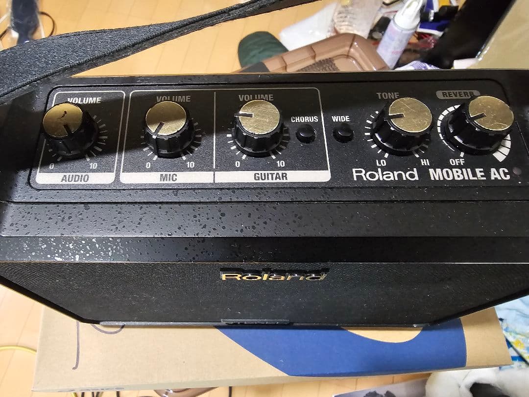 Roland☆モバイルアンプAC☆エレアコ・マイク☆中古