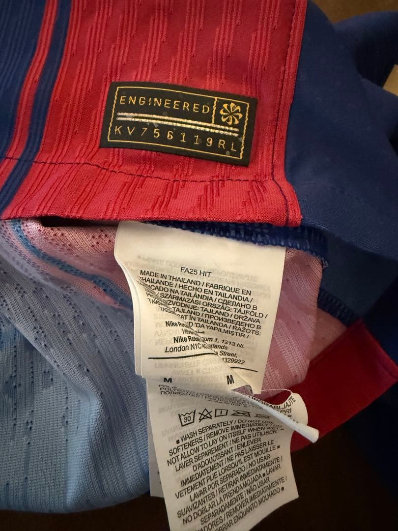 【新品未使用】FC Barcelona LEWANDOWSKI 9 ジャージ M