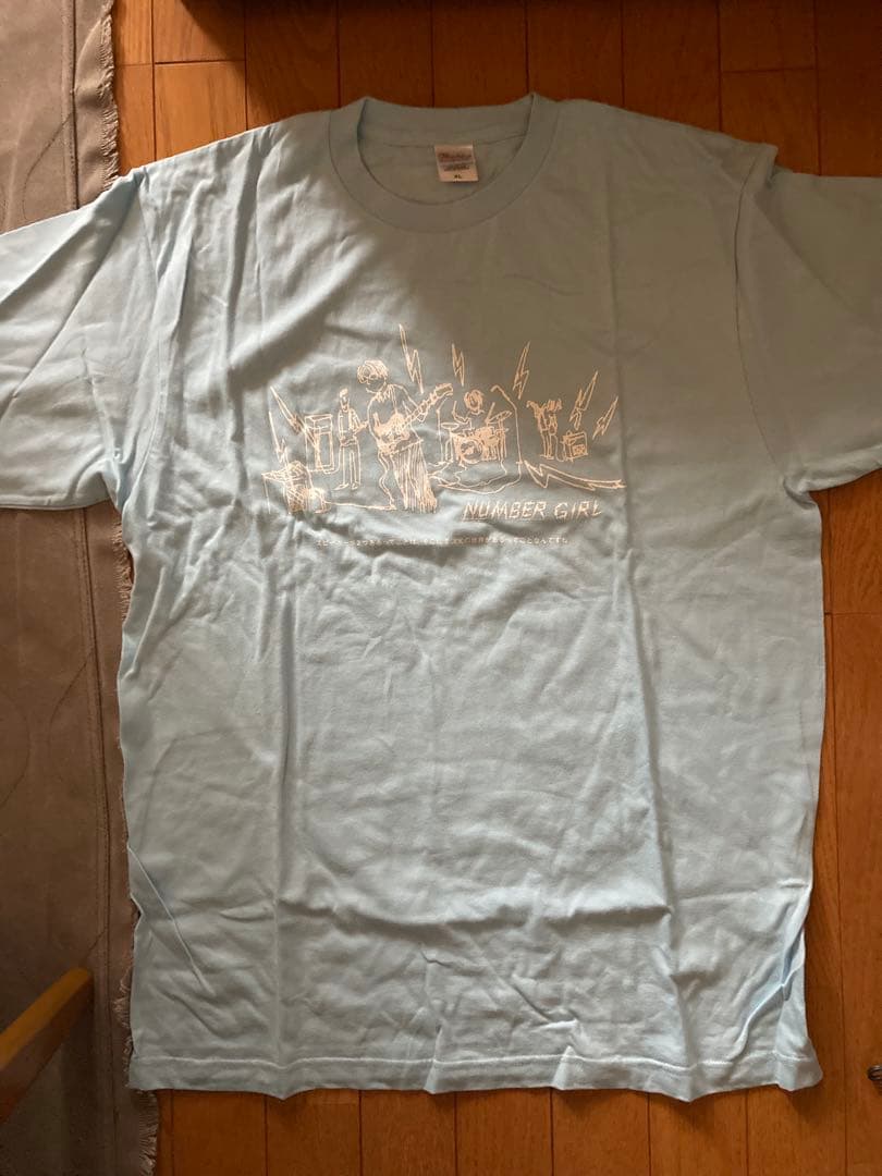 NUMBER GIRL Tシャツ ライトブルー