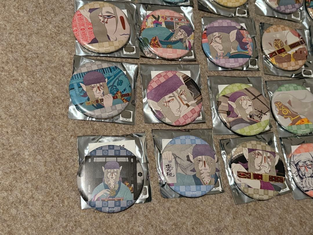 モノノ怪 トレーディング場面写和紙 缶バッジ 15周年 薬売り