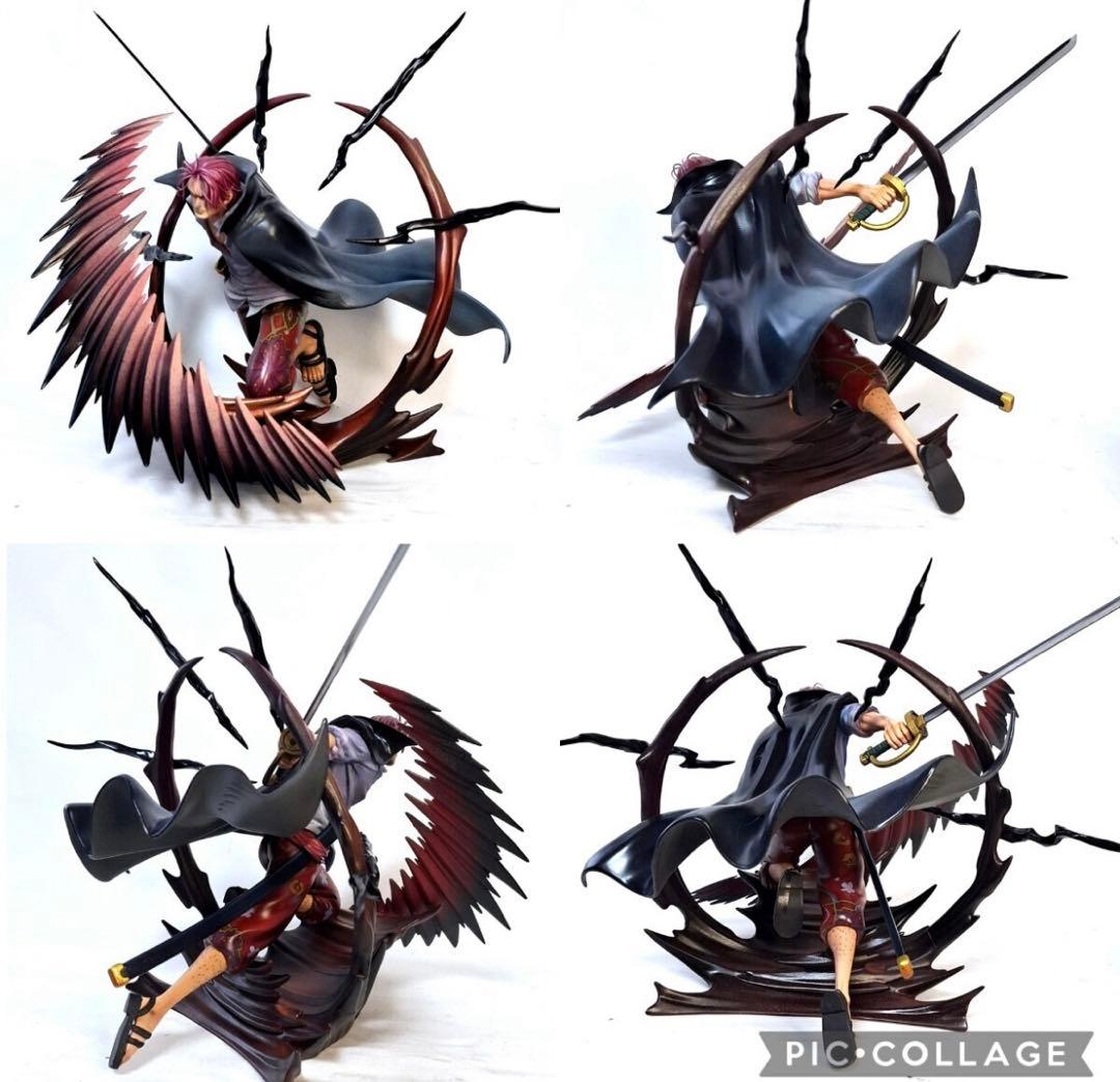 二次元 リペイント シャンクス 顔の描き直し 頭髪追加 塗装済み 完成品