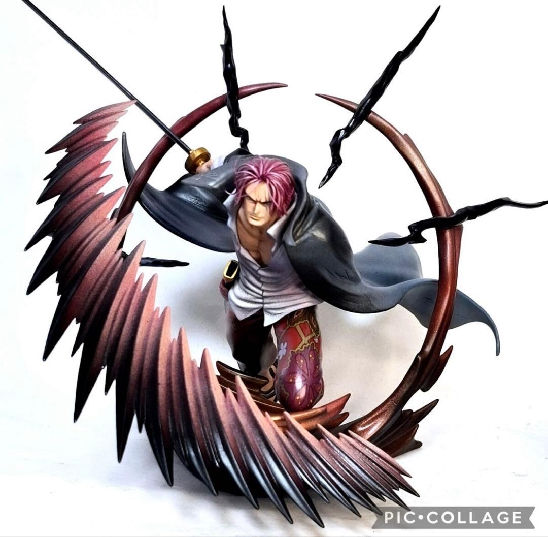 二次元 リペイント シャンクス 顔の描き直し 頭髪追加 塗装済み 完成品