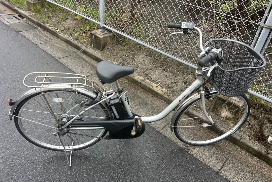 Panasonic新基準電動アシスト自転車程度良好関東圏配送可能26インチ
