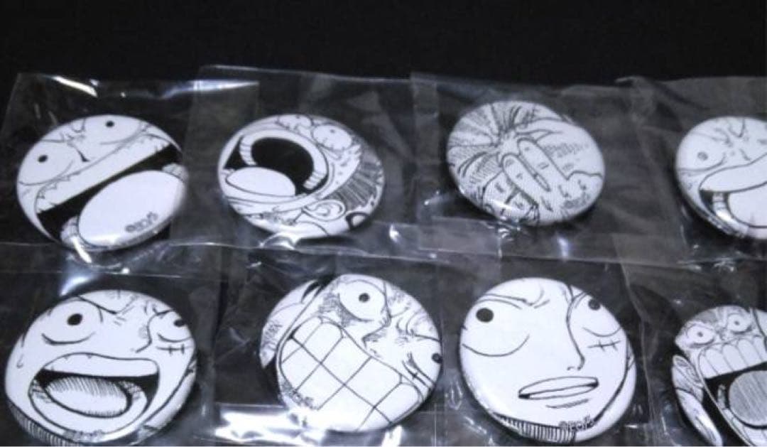 ミートザワンピース オールフェイス 缶バッヂ ルフィ 19点