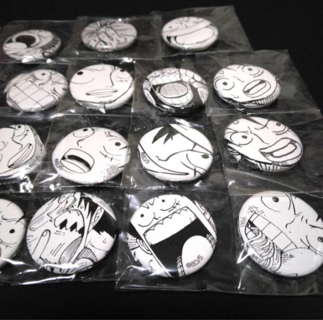 ミートザワンピース オールフェイス 缶バッヂ ルフィ 19点