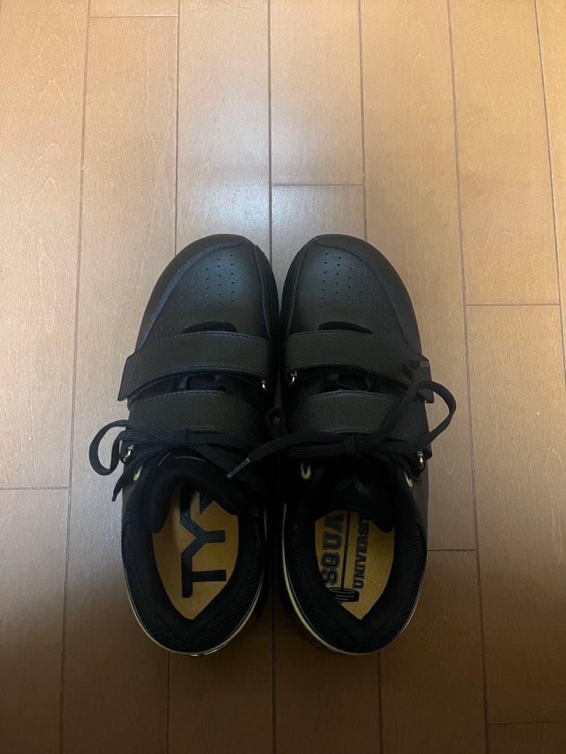 TYR リフティングシューズ ブラック/ゴールド US M9.5