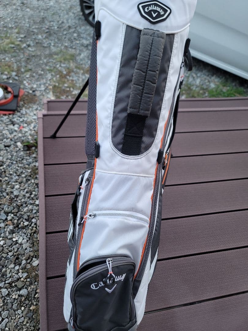 Callaway スタンドバッグ ホワイト/グレー/オレンジ