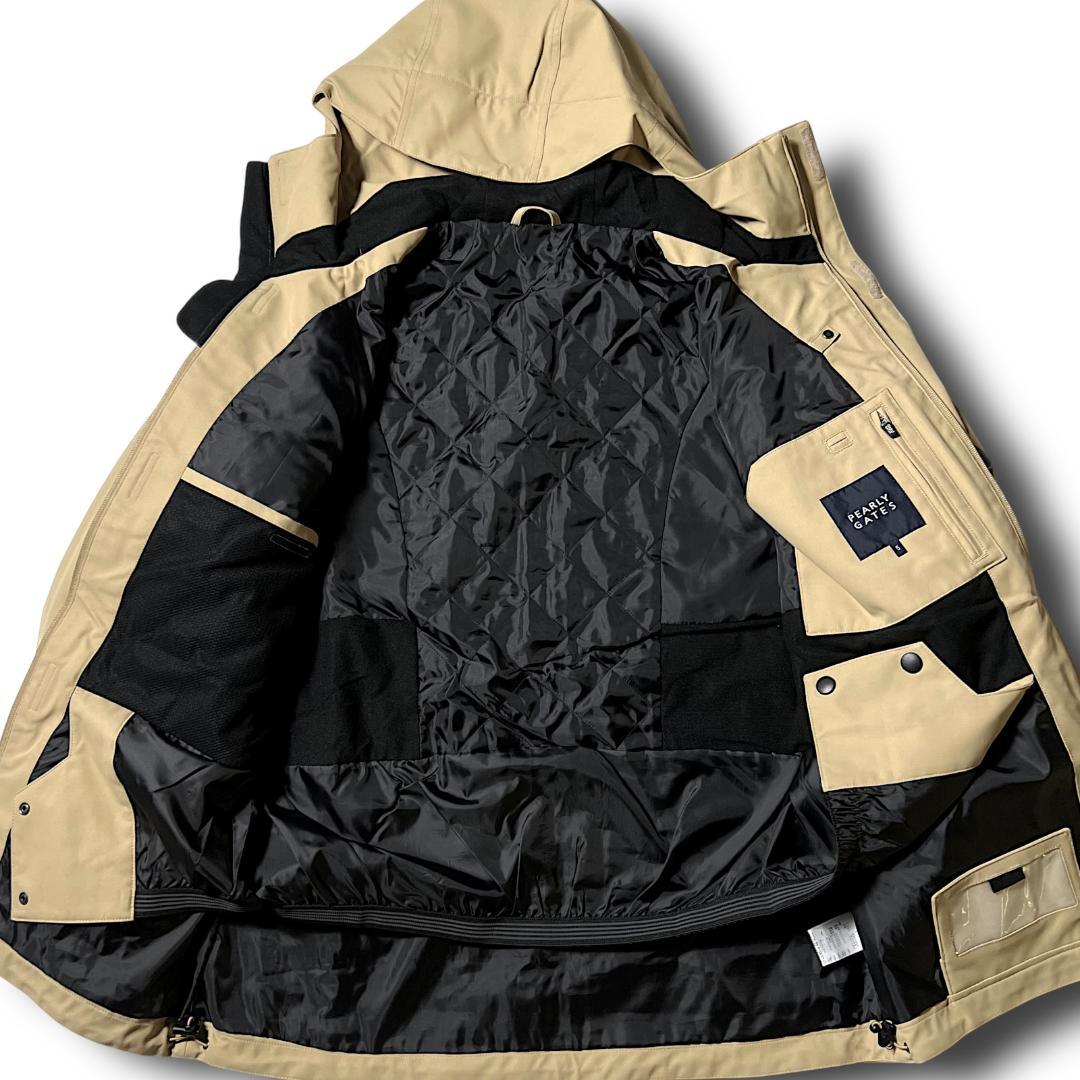 ベージュ パーリーゲイツ 定価10.4万 防水防風 上下セット スノーウェア M