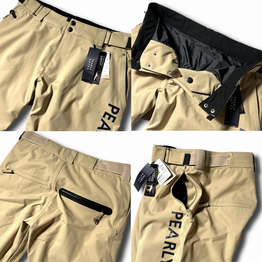 ベージュ パーリーゲイツ 定価10.4万 防水防風 上下セット スノーウェア M