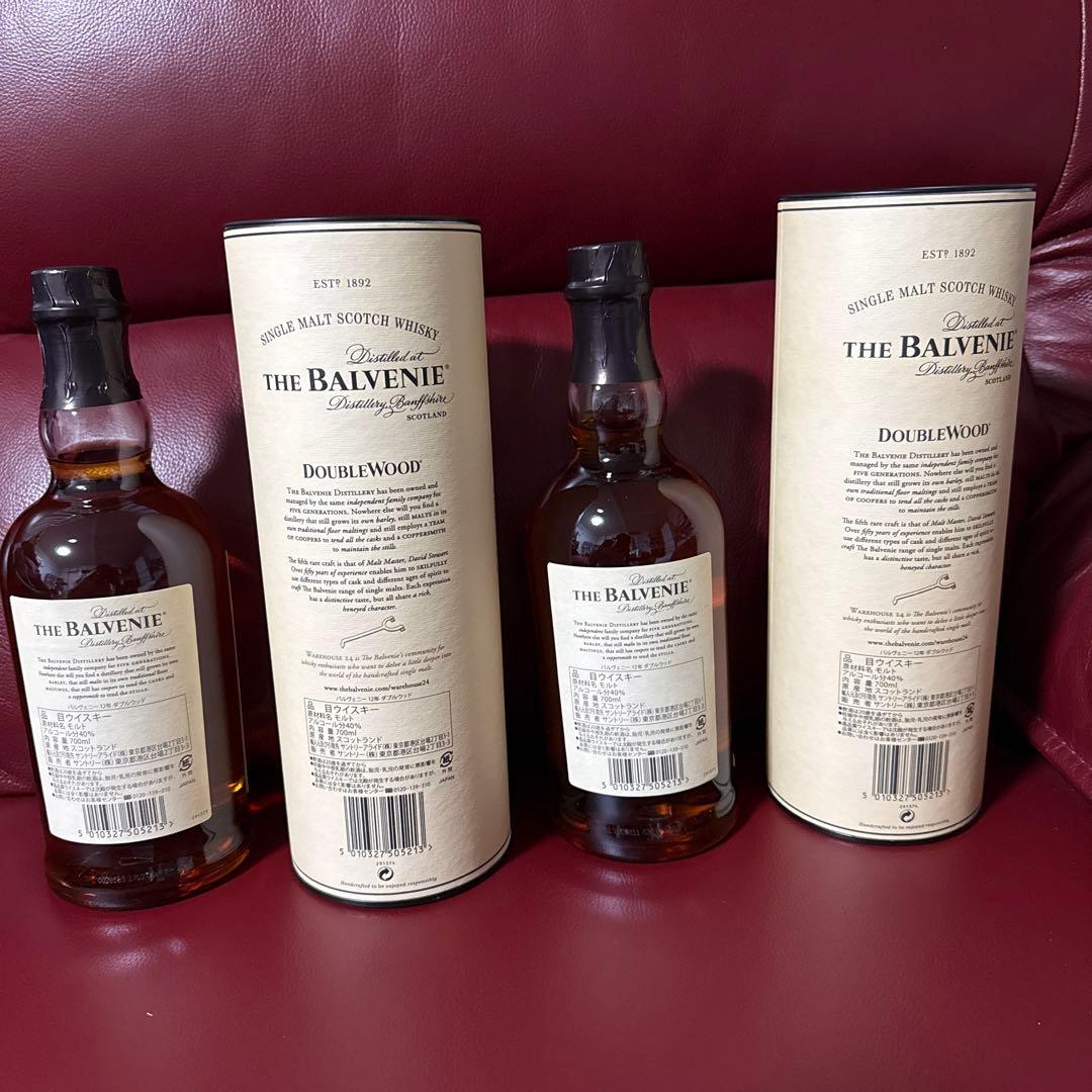 バルヴェニー 12年 ダブルウッド700ml 3本セット