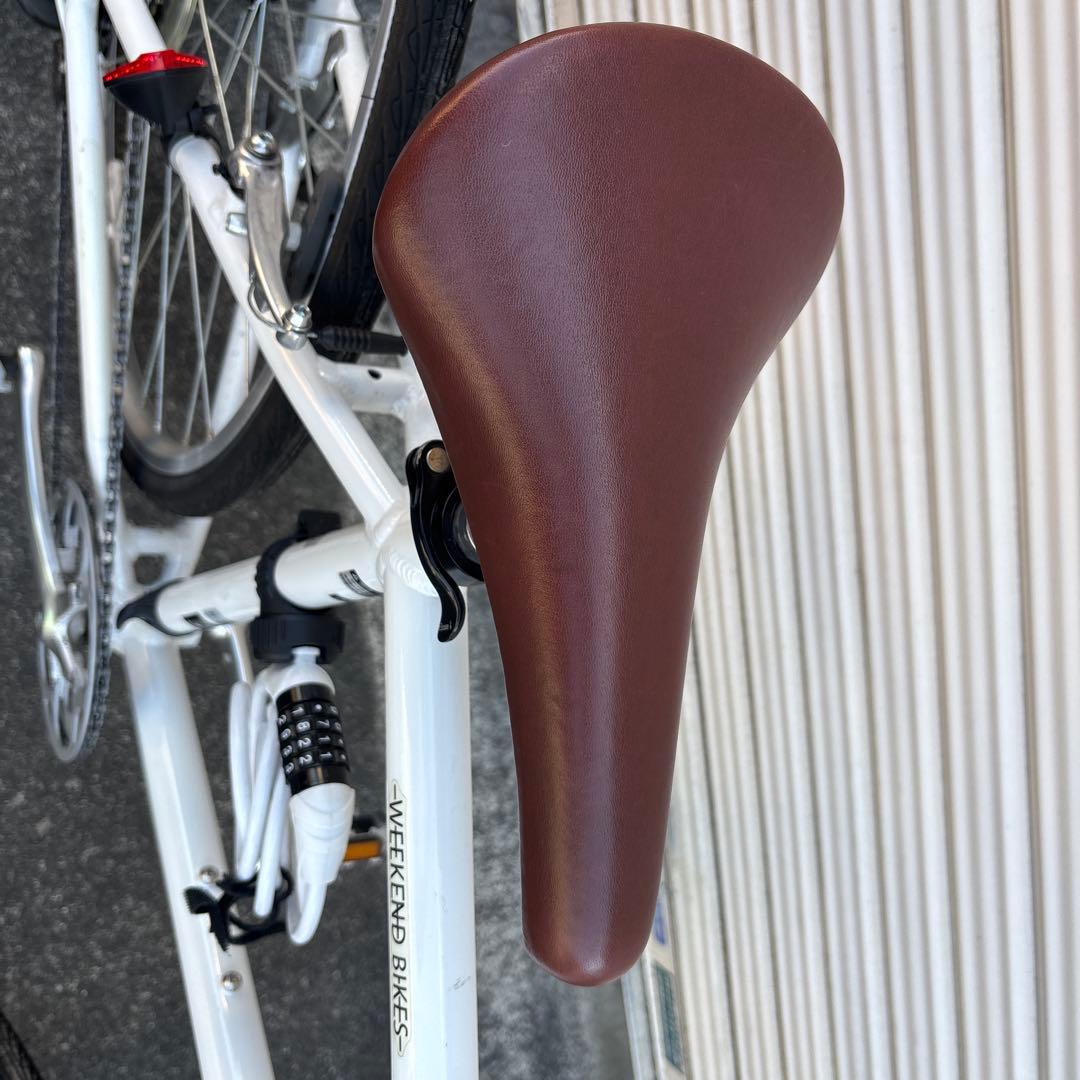 ウィークエンドバイク　ホワイト　27インチ　美品