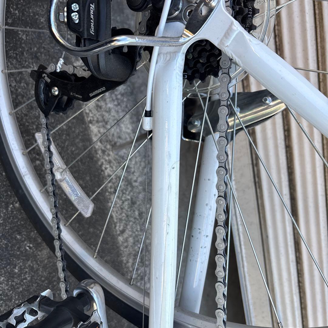 ウィークエンドバイク　ホワイト　27インチ　美品