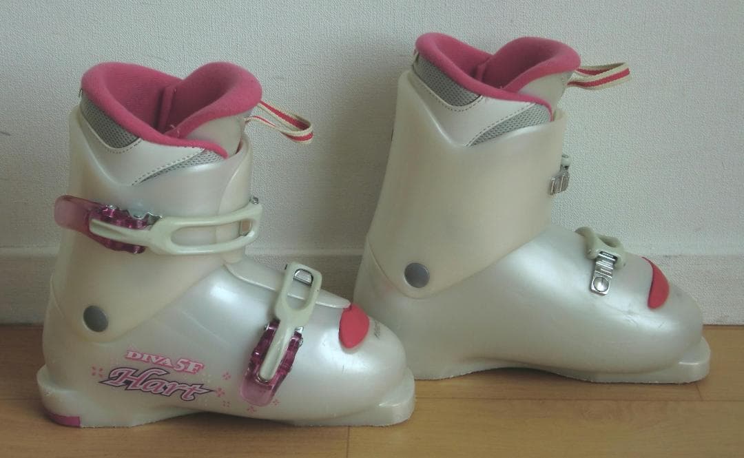 ■■送料無料■KAZAMA■子供用スキーフルセット■板106靴21■WAX済■■