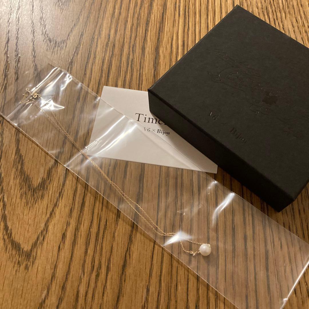 V6 × Bijou Timeless パール ネックレス　K10 本真珠