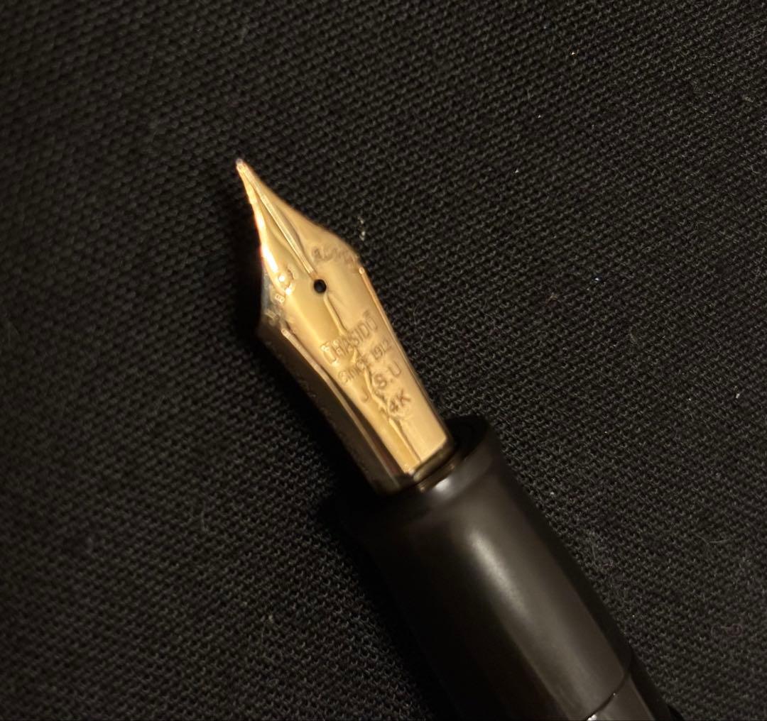 と*ー様 Ohasido 万年筆 14Kゴールド 18Kゴールドケース付き