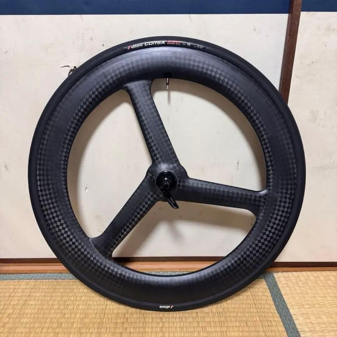 【美品】バトンホイール カーボン クリンチャー