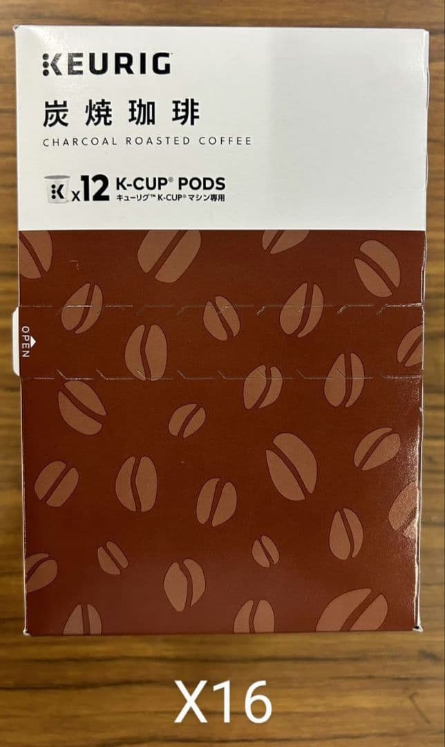 超お得商品～キューリグkカップ　炭焼珈琲　16箱セット