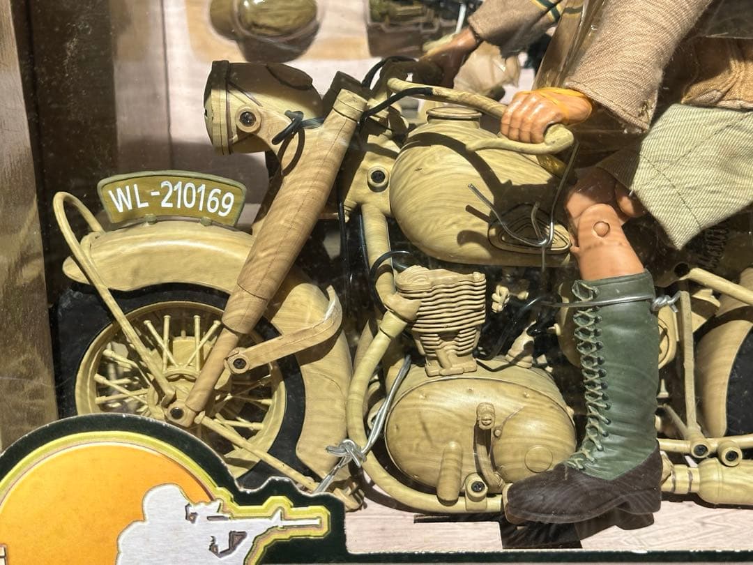 絶版品　1/6サイズ　ドイツ軍アフリカ大隊　サイドカー