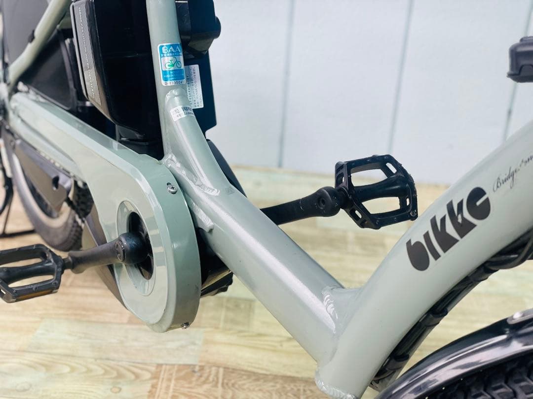 3015ブリヂストン12.8アンペア3人乗り対応子供乗せ　電動アシスト自転車