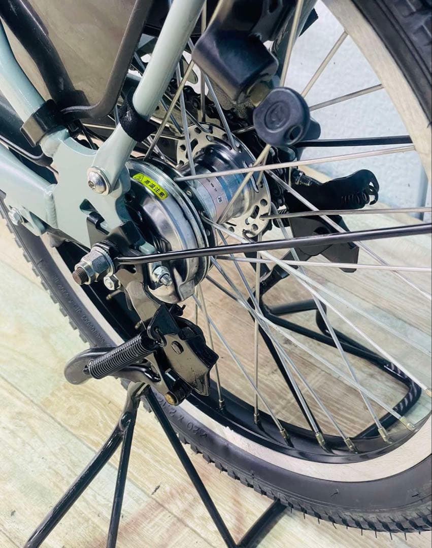 3015ブリヂストン12.8アンペア3人乗り対応子供乗せ　電動アシスト自転車