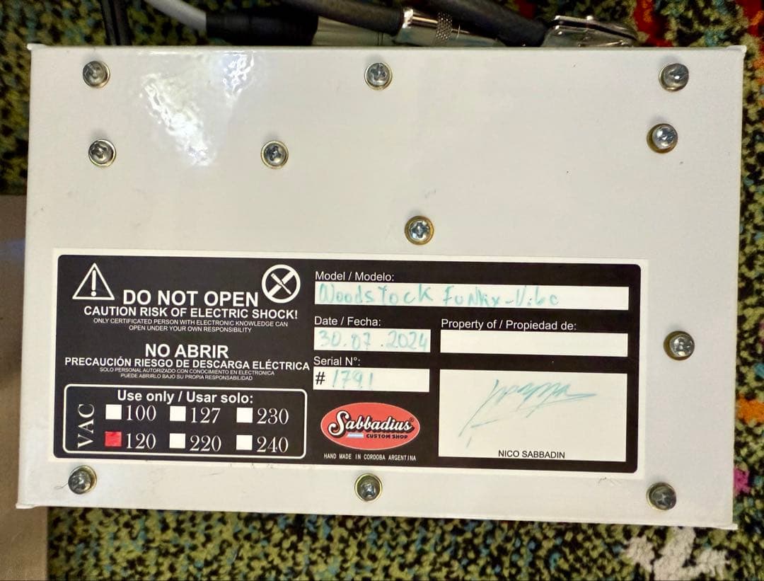 Sabbadius Funky-Vibe WOODSTOCK フットペダルセット