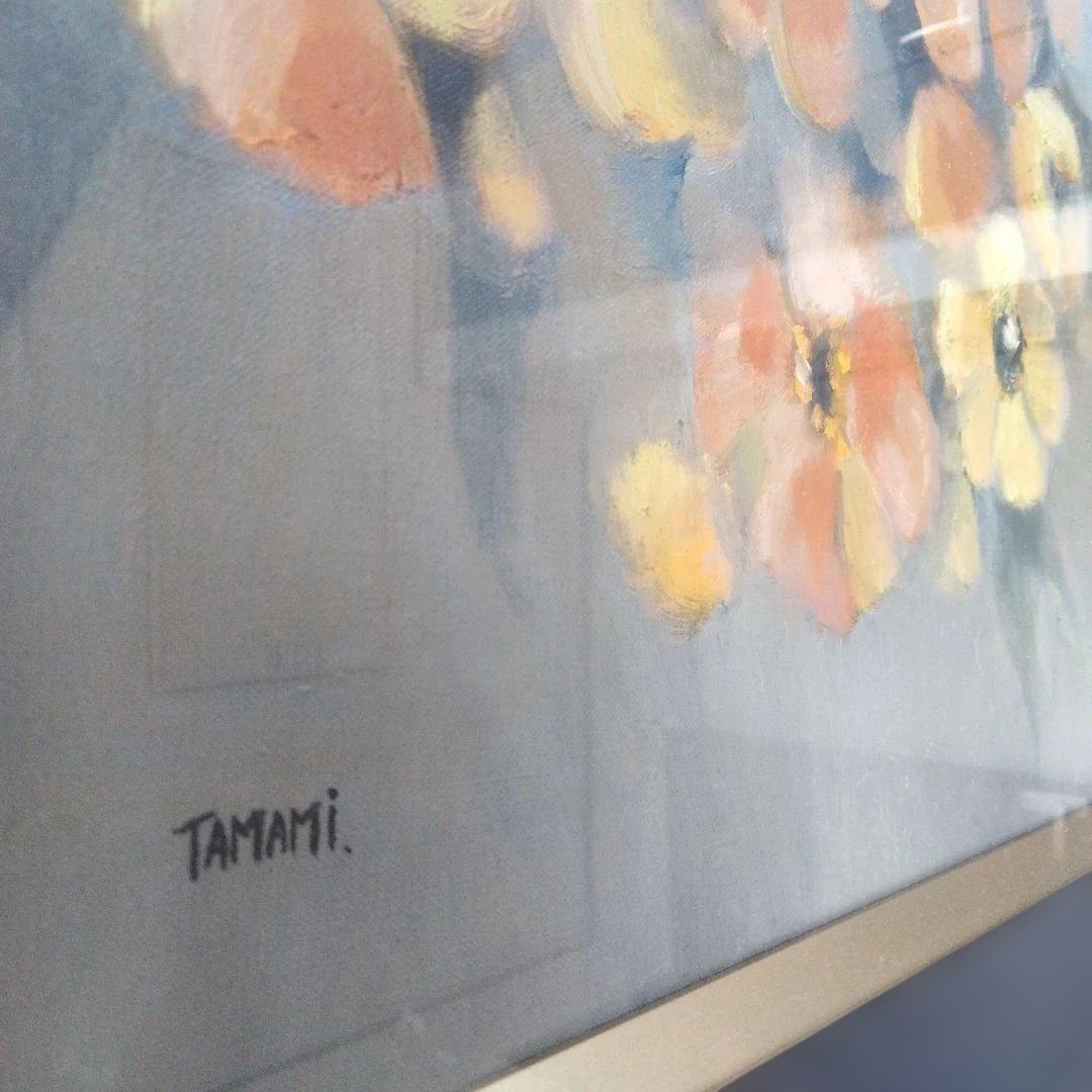 東郷たまみ（と思われます）　絵画「篝」（かがり）